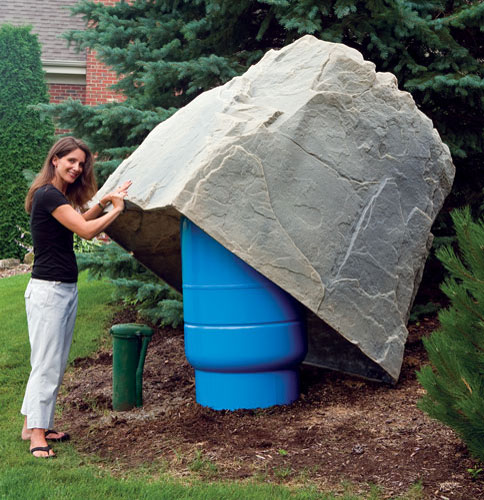 landscape faux rock